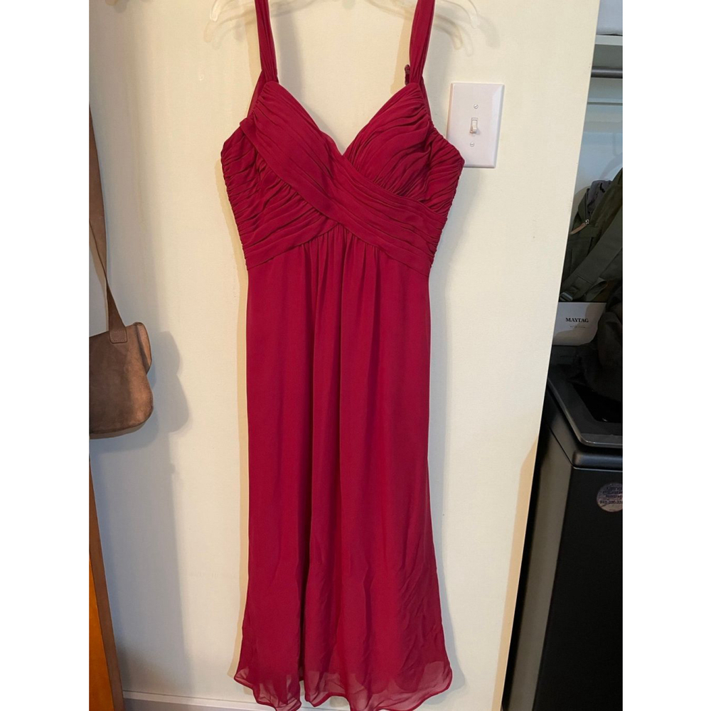 Claret Bridesmaid Dress Size 8